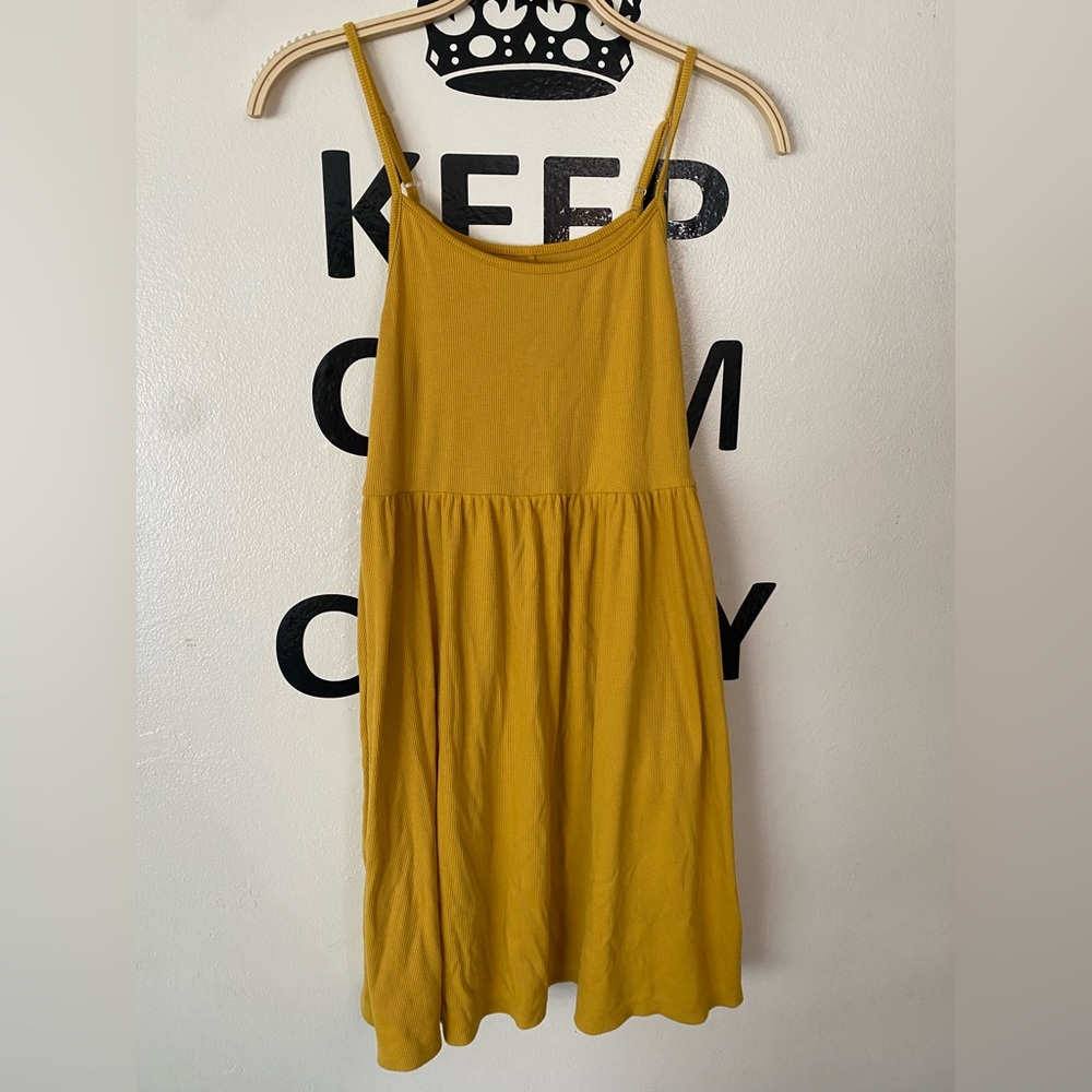 Wild Fable | Mustard Yellow Midi Dress Size M
